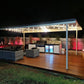 SmartKits Australia Free Standing, Flat Patio Roof- 10m (L) x 4m (W).