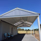SmartKits Australia Freestanding, Gable Patio Roof- 9m (L) x 5m (W).