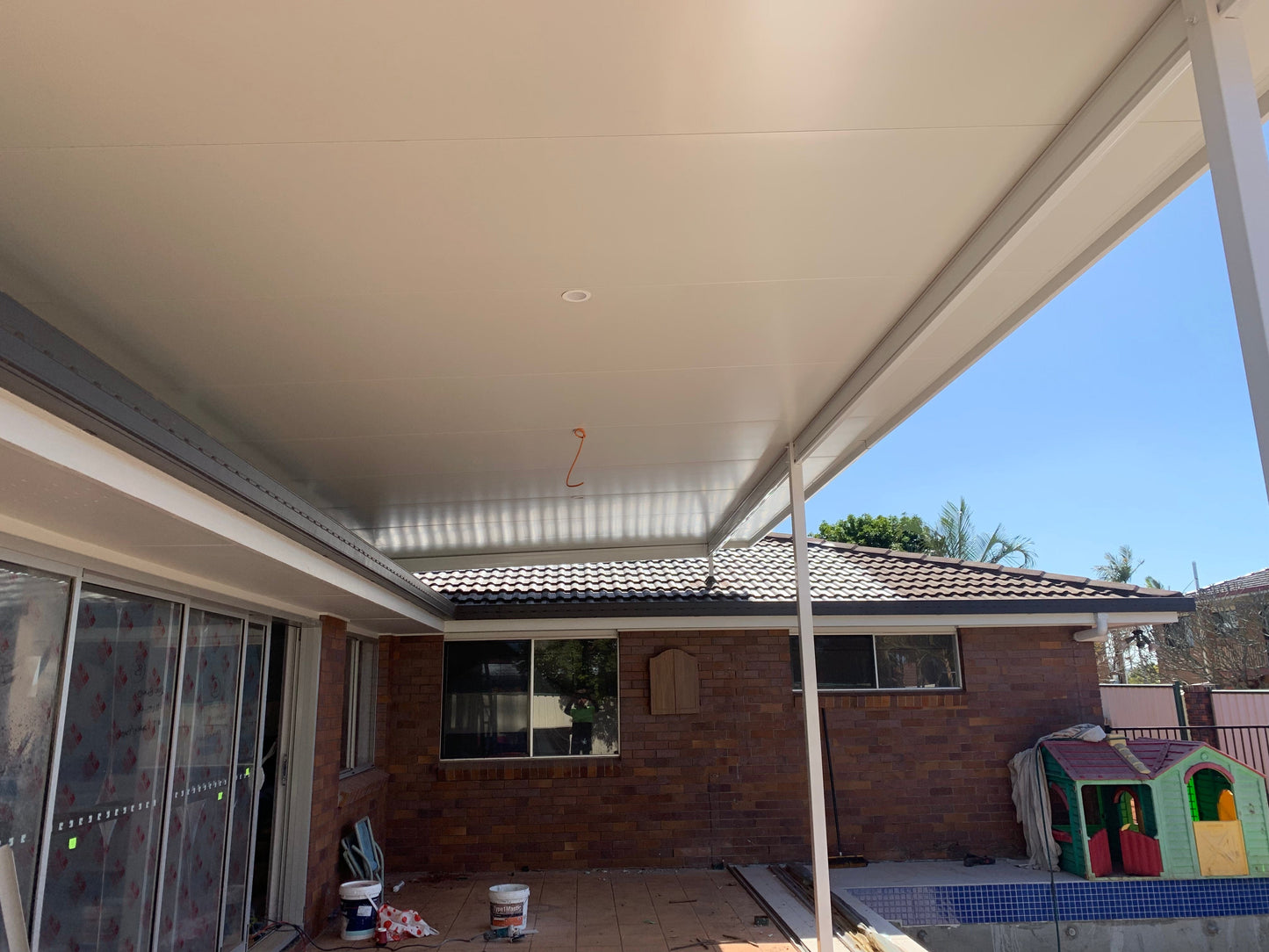 SmartKits Australia Insulated Flyover Roof- 13m (L) x 4m (W).