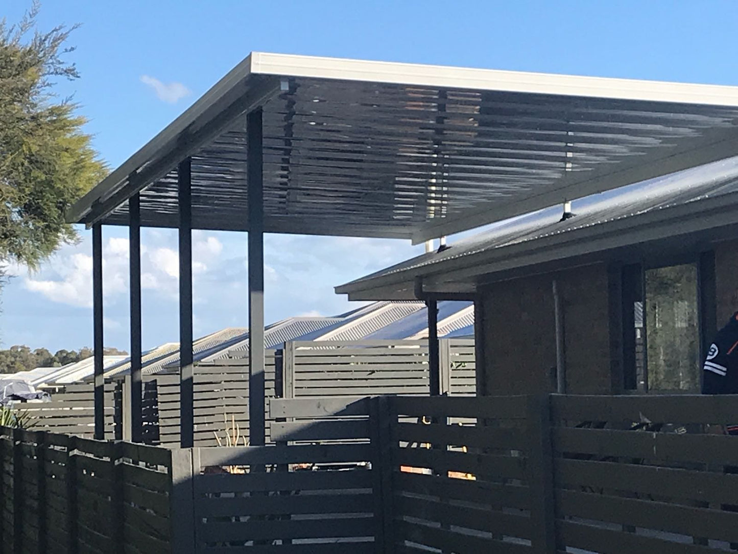 SmartKits Australia Non-Insulated, Flyover Roof- 10m (L) x 6m (W).