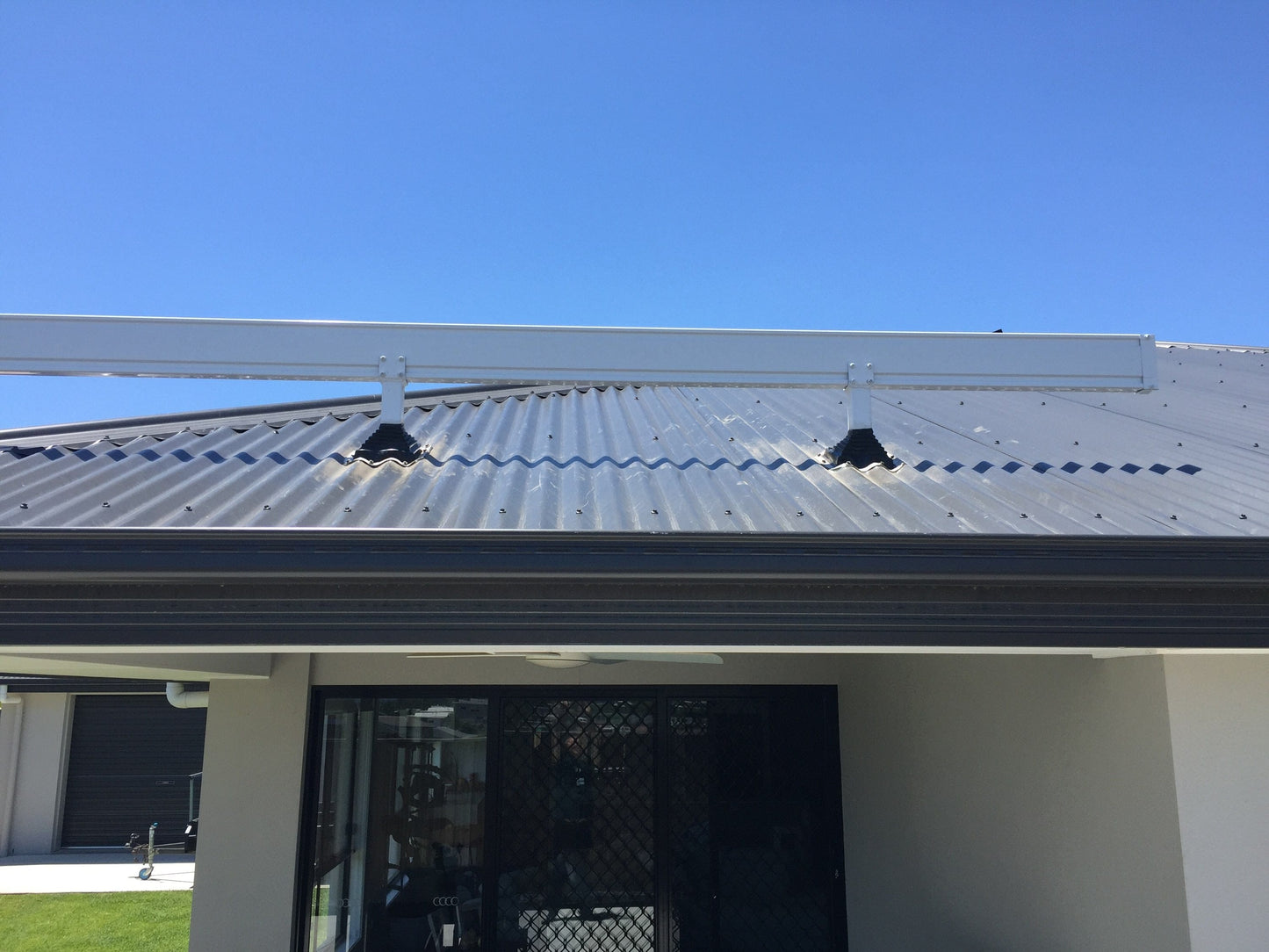 SmartKits Australia Roof Penetration Bracket - 500mm height. Suit metal or tile house roof